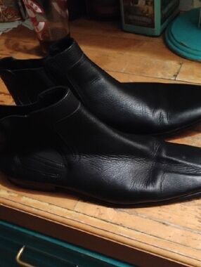 Calvin Klein Clarke Boot Shoe BLACK 34F0685 Sz 11 EPLC